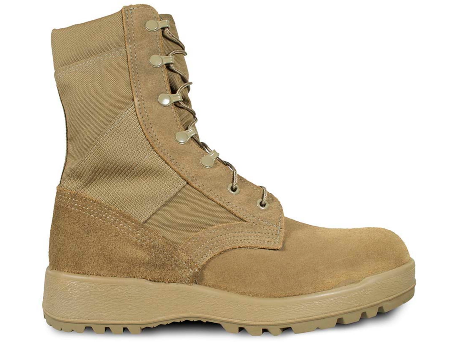McRae Footwear Mil-Spec Hot Weather Coyote Boot w/ Vibram Sierra Outsole Coyote 10.5 Wide