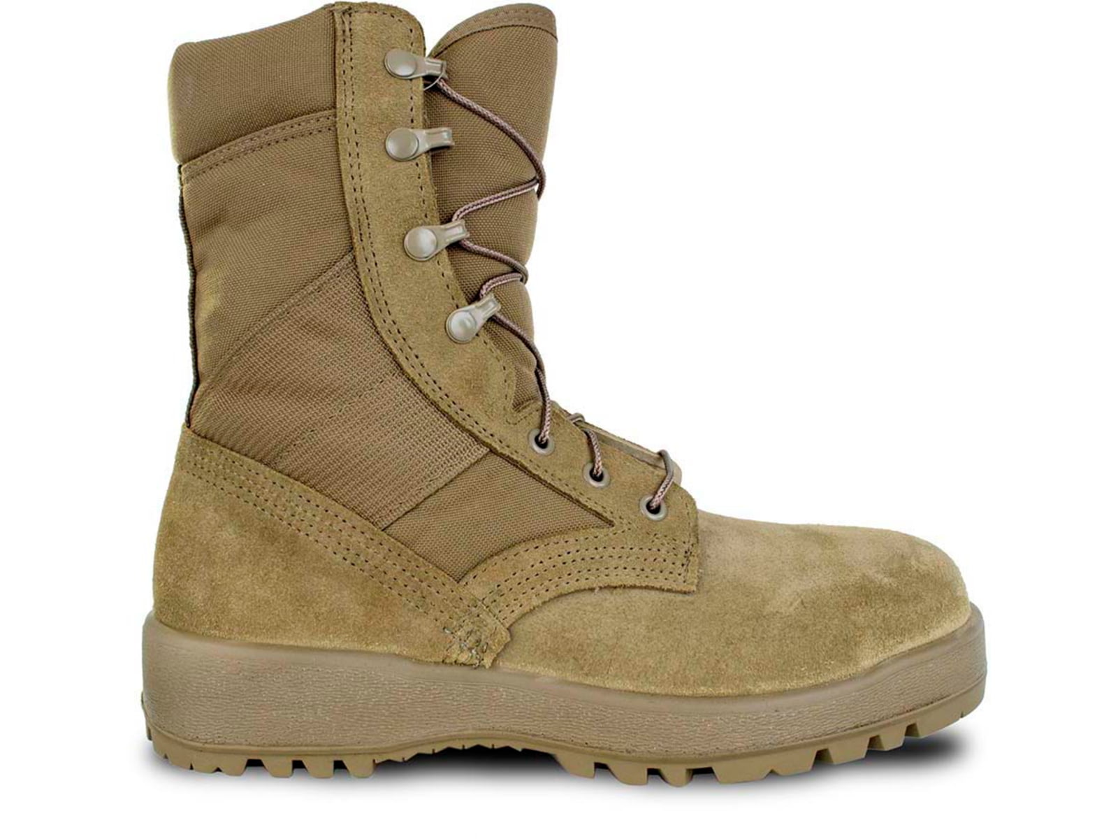 McRae Footwear Mil-Spec Hot Weather Steel-toe Boot in Coyote w/ Vibram Sierra Outsole Coyote 8 Wide