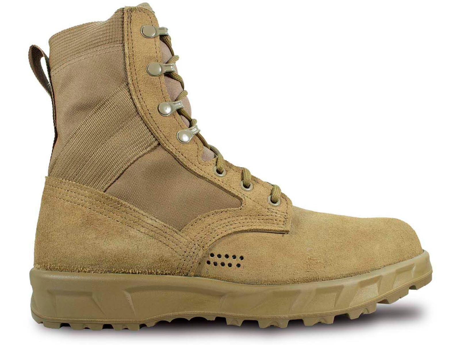 McRae Footwear T2 Ultra Light Hot Weather Combat Boot-Coyote w/ Vibram P439R Coyote
