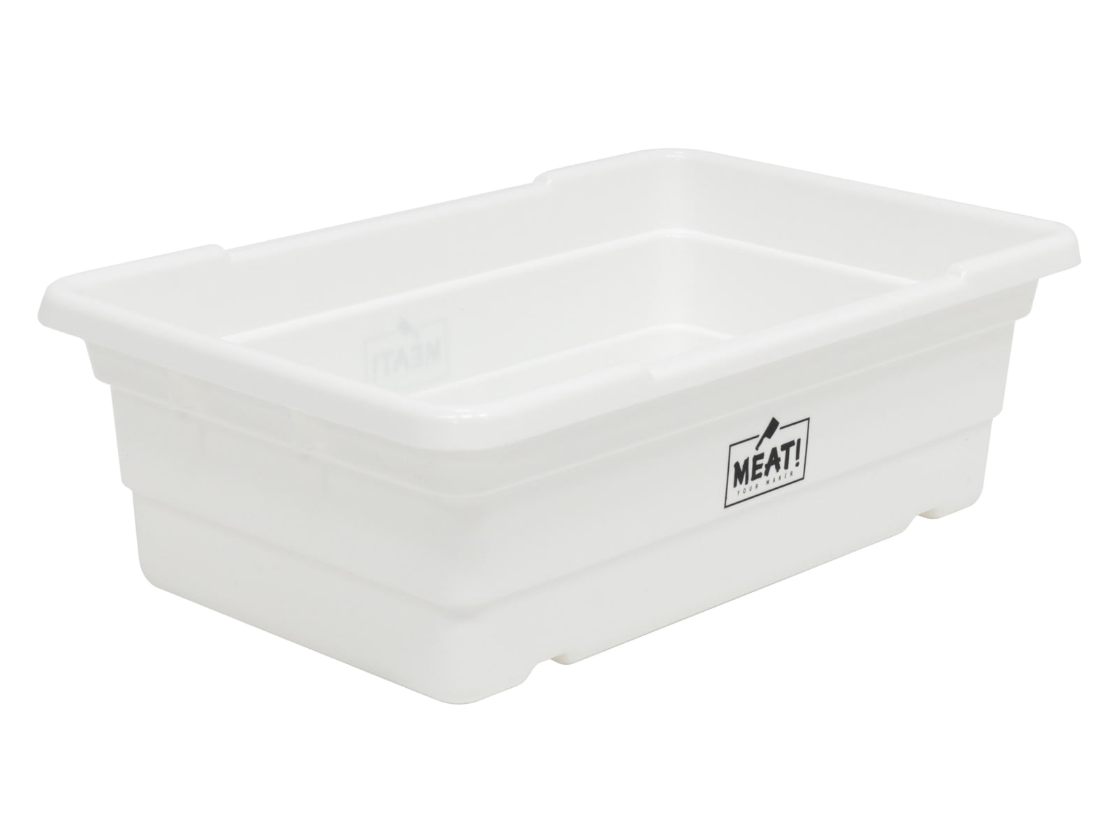 MEAT Your Maker 50 lb Meat Lug White 24in x 15in x 8in 1117125