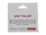 MEAT Your Maker Collated Hog Rings Pack of 500 Silver 1205506