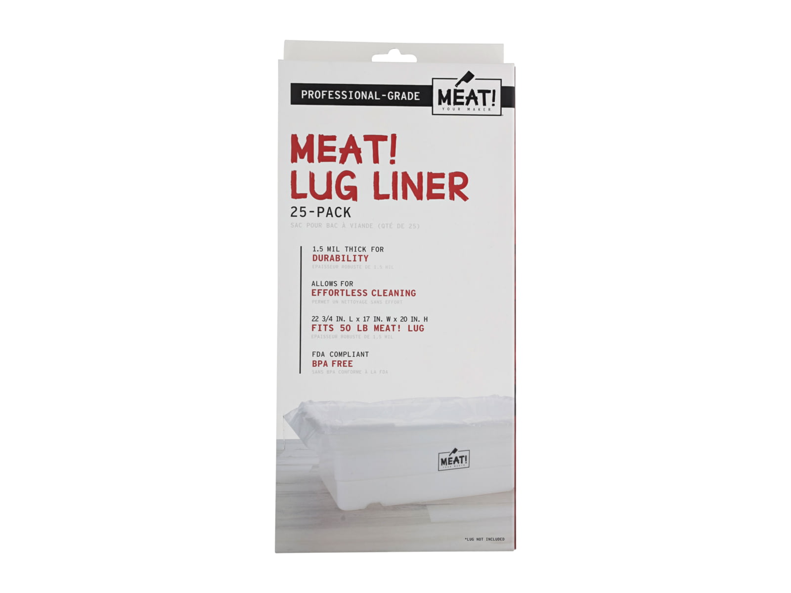 MEAT Your Maker Lug Liner Pack of 25 1205468