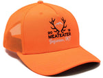 MeatEater Elk Antlers Hat - Men's Blaze Orange One Size MEELABOOS