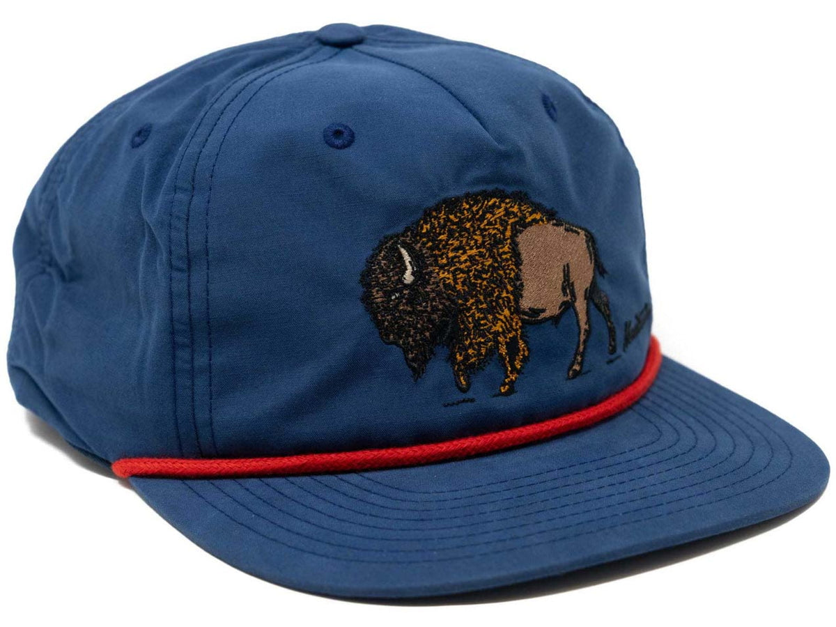 MeatEater Vintage Buffalo Hat - Men's Navy/Red One Size MEVBHNYOS