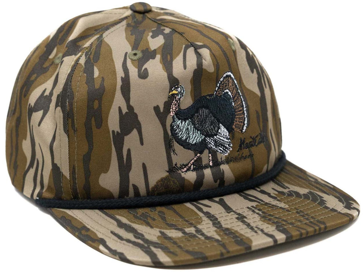 MeatEater Vintage Turkey Hat - Men's Bottomlands/Black One Size MEVTHBOOS