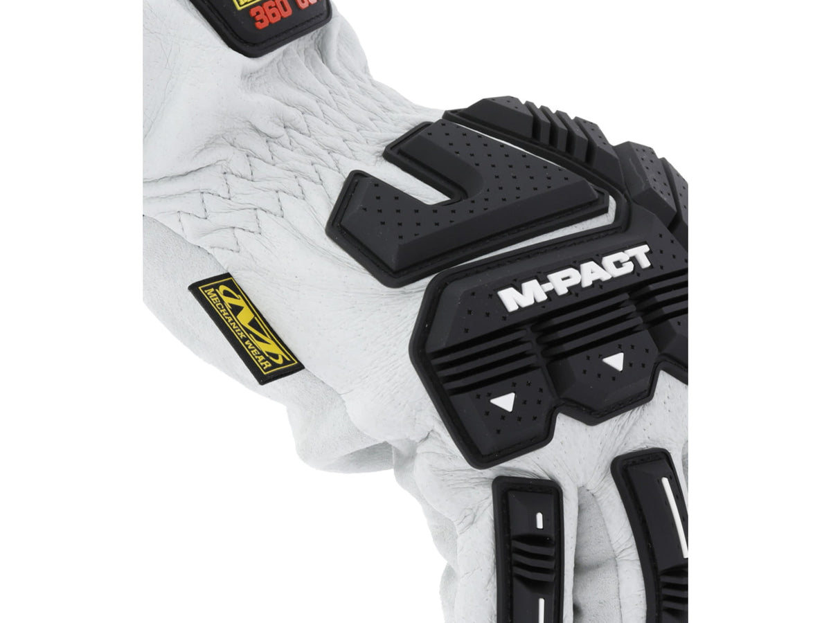 Mechanix Wear DuraHide M-Pact HD Driver Gloves - Men's White Small LDMPHD-X00-008