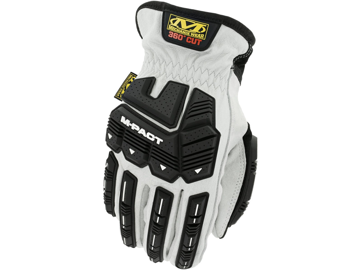 Mechanix Wear DuraHide M-Pact HD Driver Gloves - Men's White Small LDMPHD-X00-008