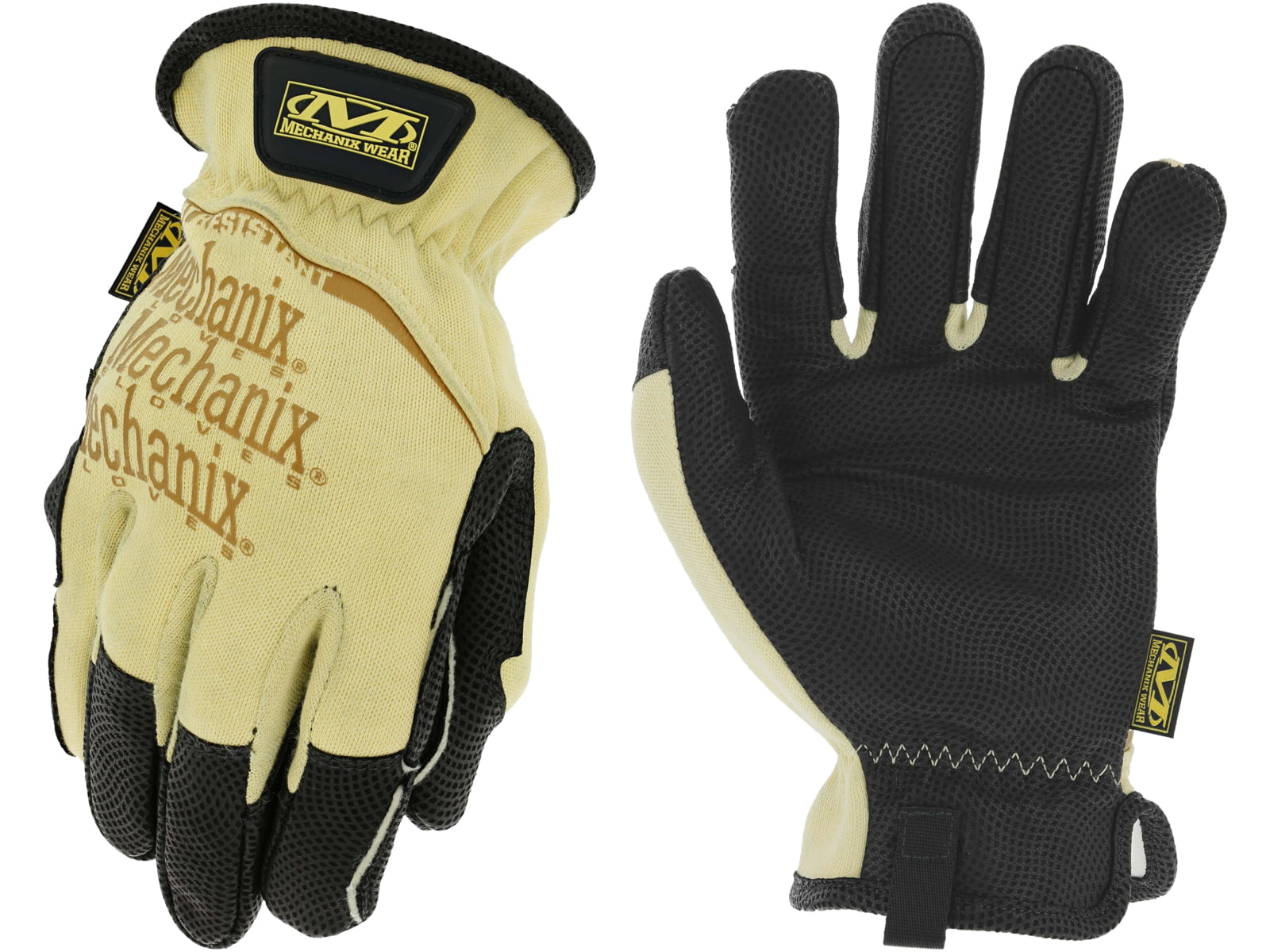 Mechanix Wear Leather Heat Resistant Gloves - Men's Yellow/Tan Medium