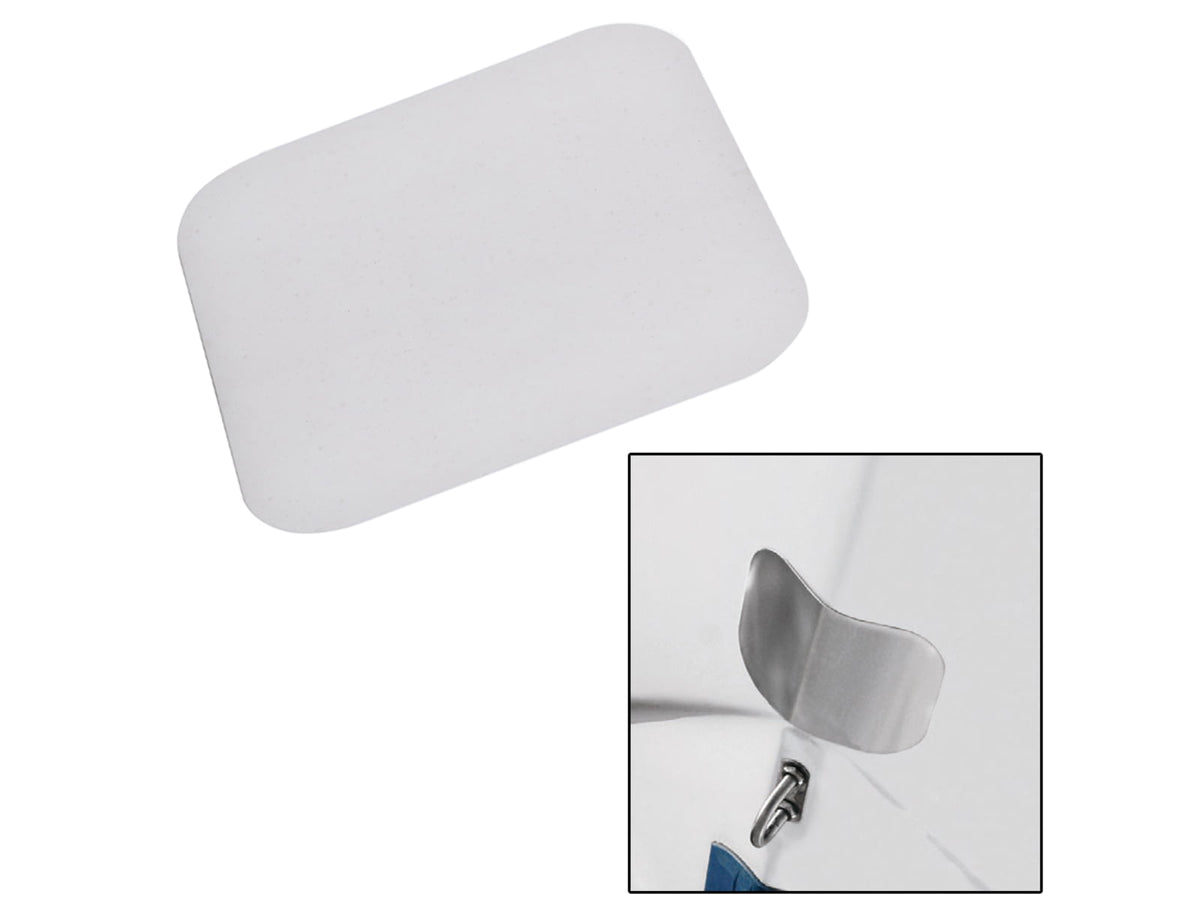 Megaware ScuffBuster Standard - 5.75" x 4.5" - Solid Bowguard - 22G - Stainless Steel 02637