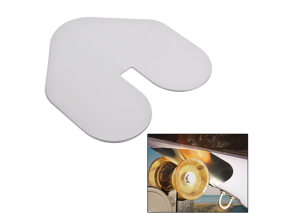 Megaware ScuffBuster XL w/Notch - 9" x 8.75" - Notched - 22G - Stainless Steel 80638