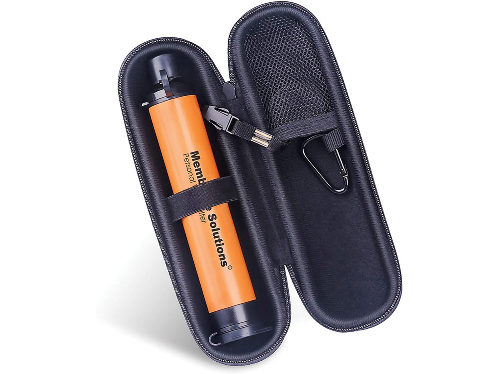 Membrane Solutions Water Filter Straw w/ Case Orange OESF006Z