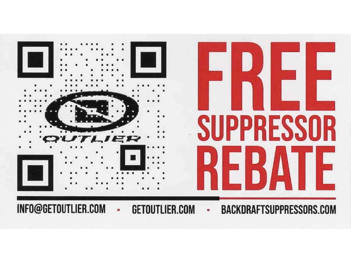 Meprolight Suppressor Rebate Card REBATE PROMO CARD REBATE PROMO CARD