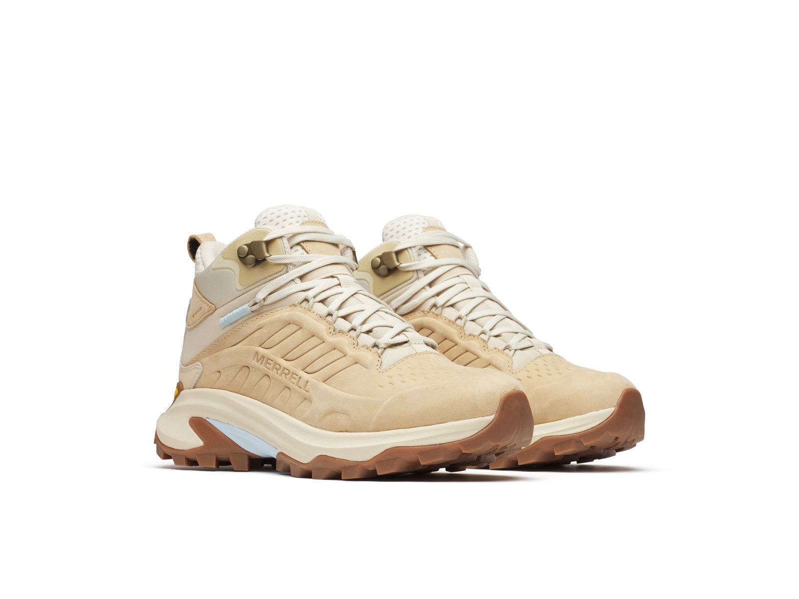 Merrell Moab Speed 2 Leather Mid WP Hiking Shoes - Women's Latte