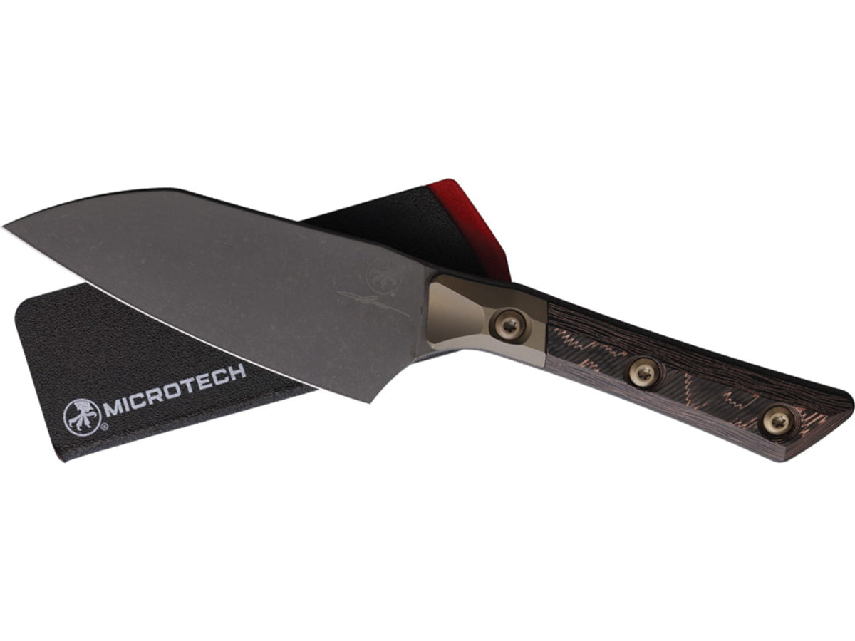 Microtech Santoku DLC Livewire MCT3300B1DLCLWC