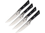 Microtech Steak Knife Set Black MCT3600B12SETBK