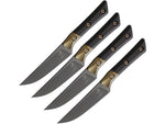 Microtech Steak Knife Set CF DLC MCT3600B1SETDLC