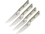 Microtech Steak Knife Set Ivory MCT360010SETIV