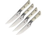 Microtech Steak Knife Set Ivory MCT3600B10SETIV