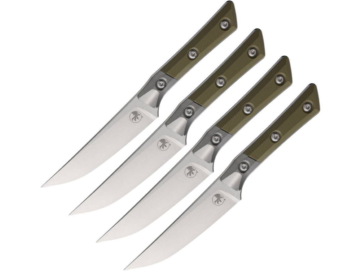 Microtech Steak Knife Set OD MCT3600B10SETOD