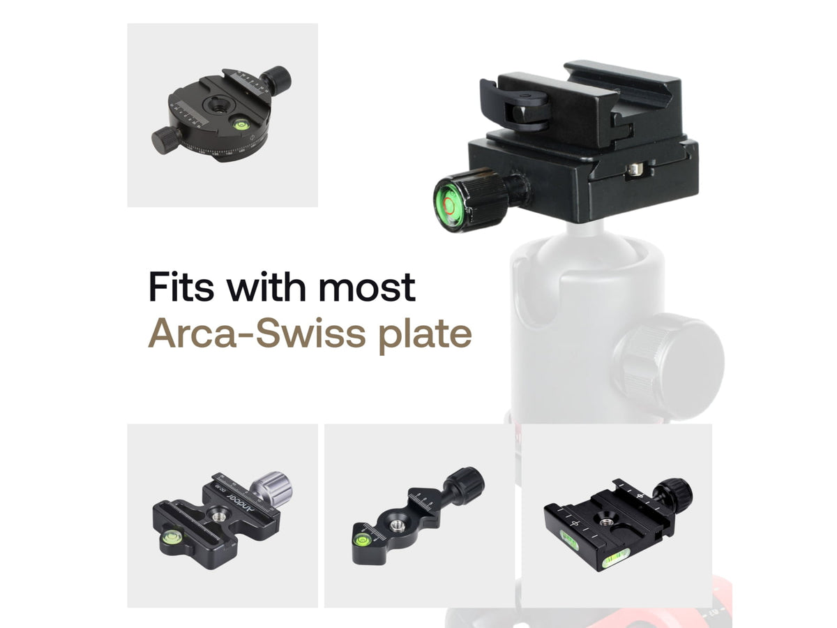 MIGHTY TACTICAL Picatinny Rail Mount Adapter Arca-Swiss Aluminum MT-AD-01