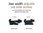 MIGHTY TACTICAL Picatinny Rail Mount Adapter Arca-Swiss Aluminum MT-AD-01