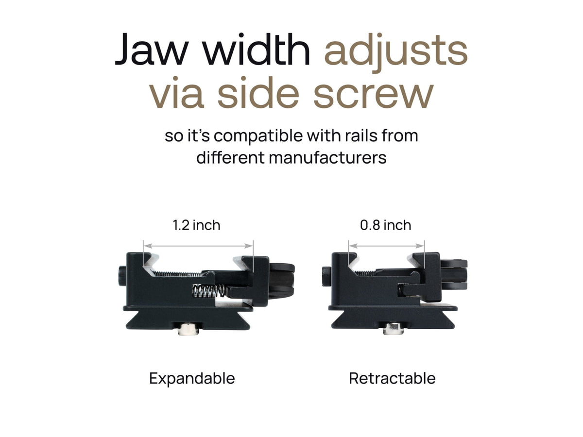 MIGHTY TACTICAL Picatinny Rail Mount Adapter Arca-Swiss Aluminum MT-AD-01