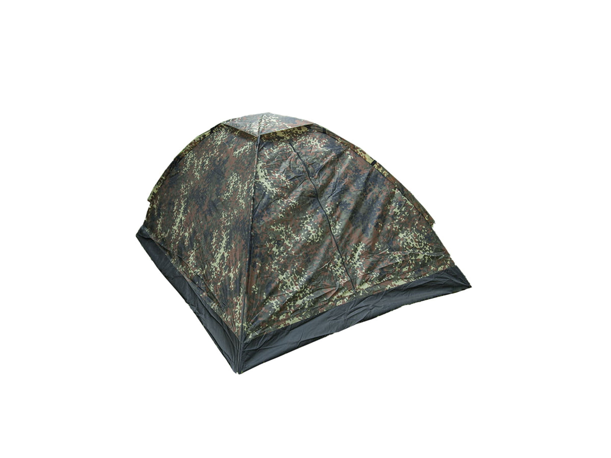 MIL-TEC 2-Person Super Igloo Tent Flecktarn Camo 14208021