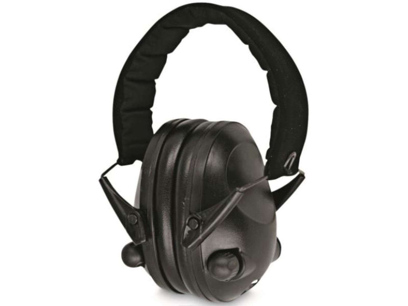 MIL-TEC Electronic Ear Defenders Black 1 Pair Adjustable