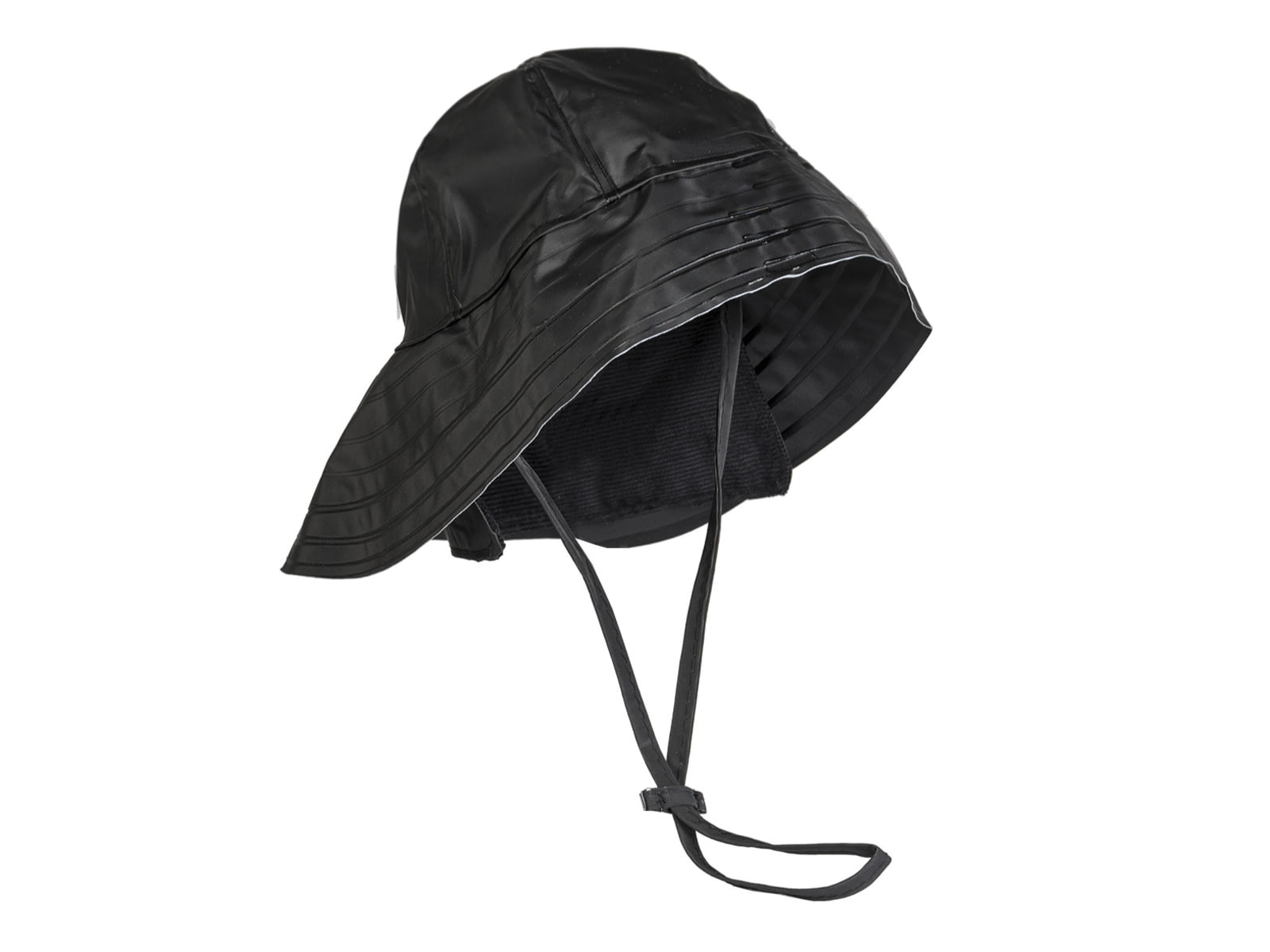 MIL-TEC Fisherman Rain Hat - Men's Black Extra Large
