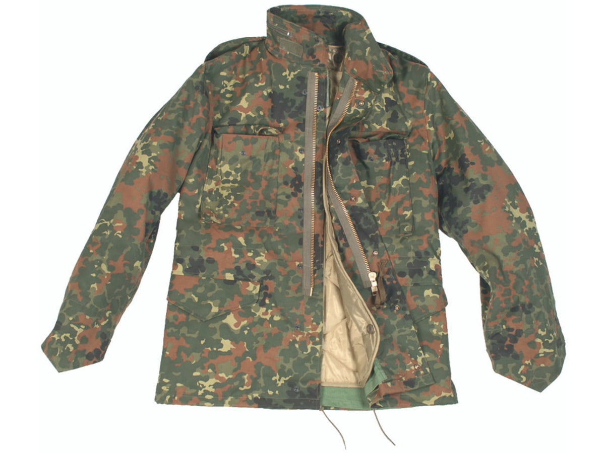 MIL-TEC M65 Field Jacket w/Liner - Men's Flecktarn Camo