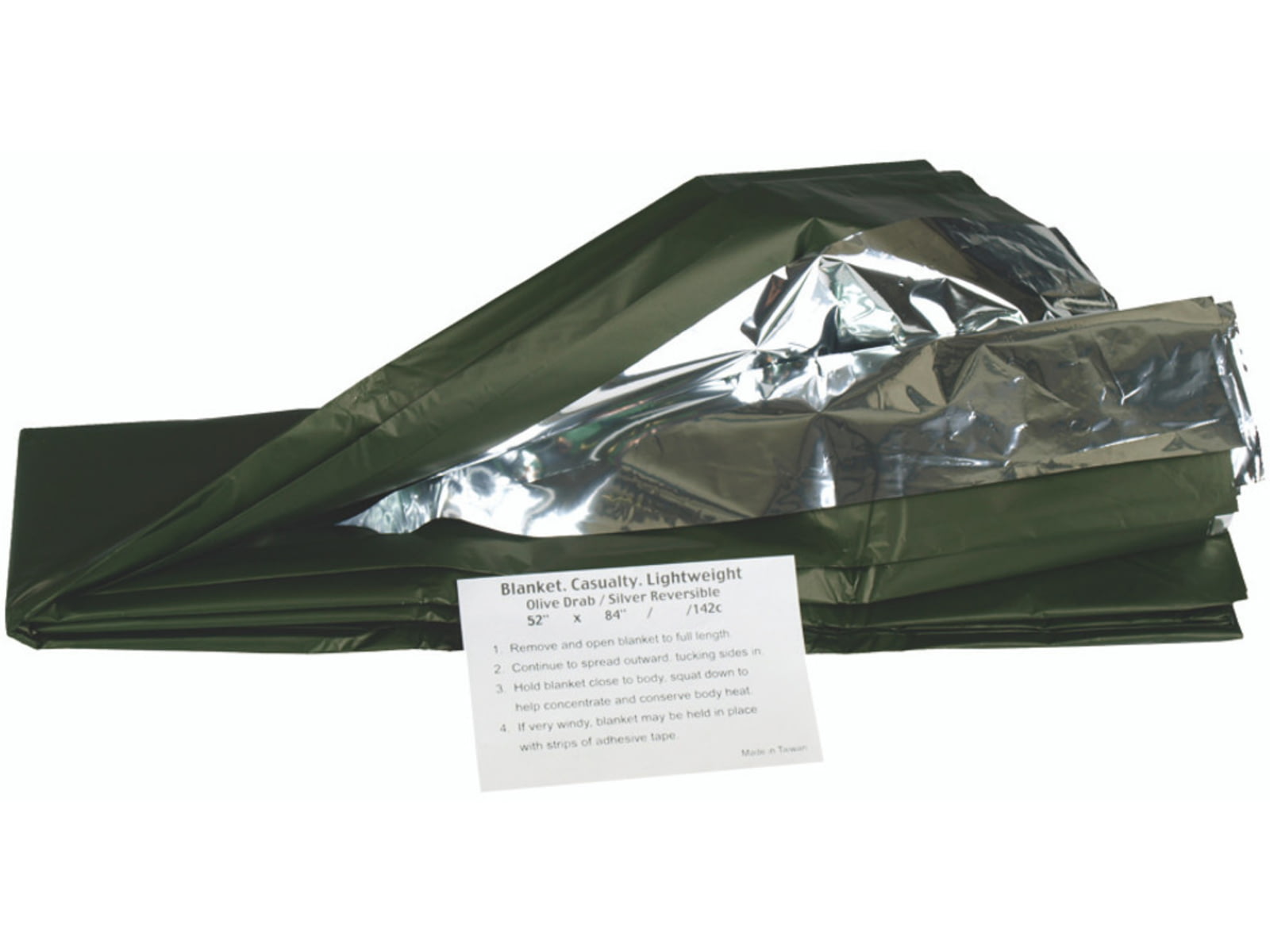 MIL-TEC Survival Poncho Olive Drab