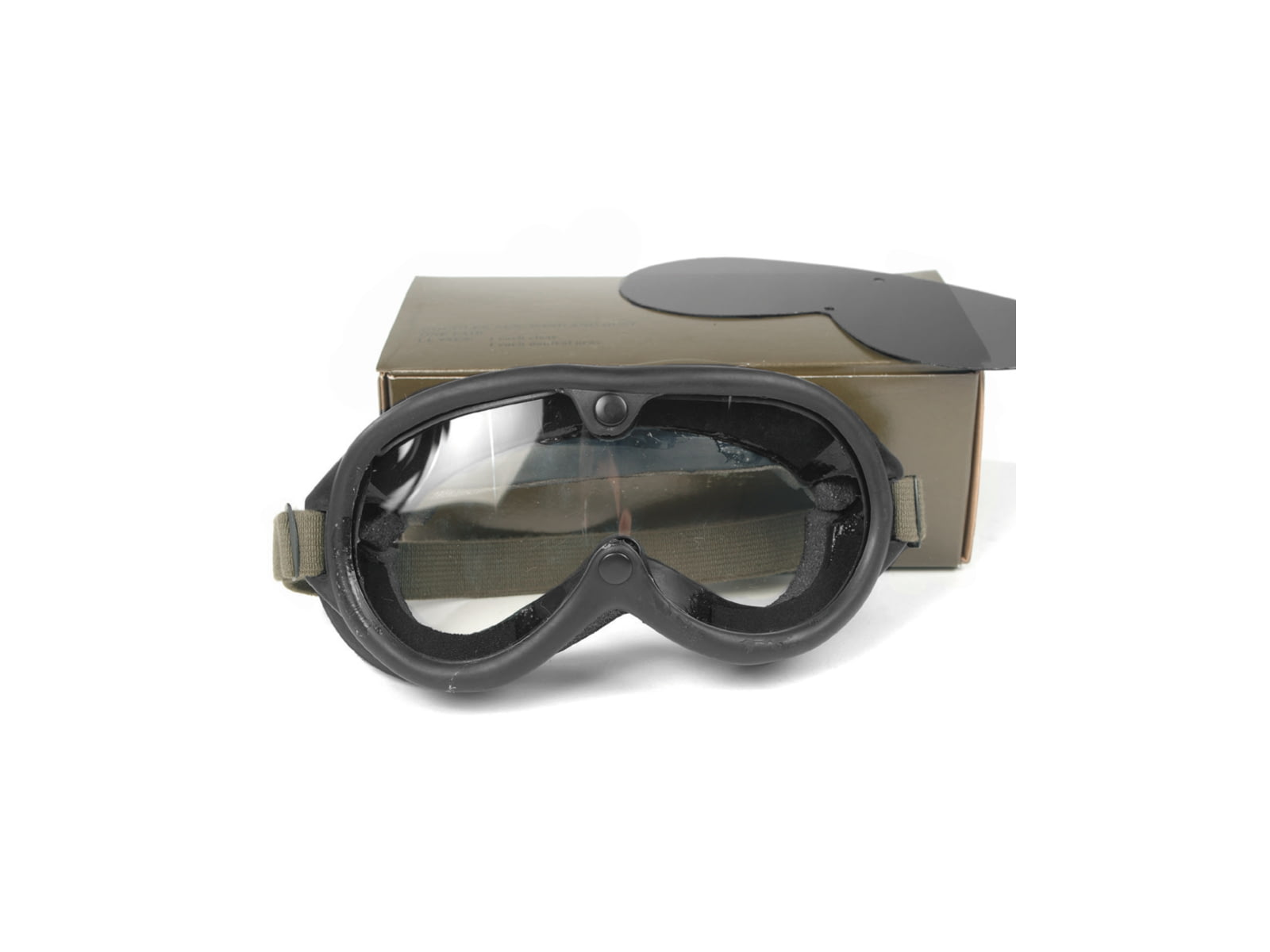 MIL-TEC US Style M44 Sun Wind and Dust Goggles Black Adjustable 15611000