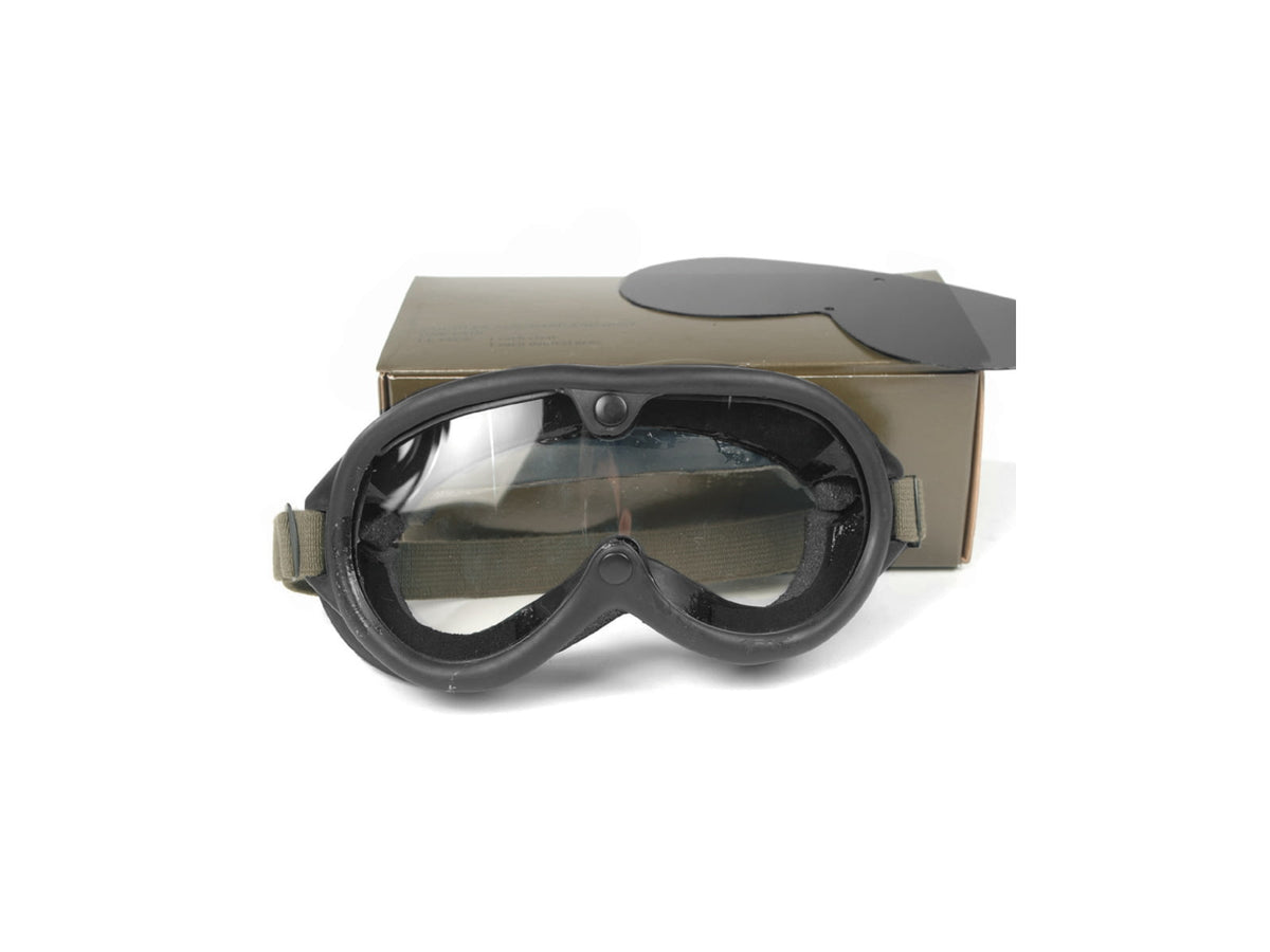 MIL-TEC US Style M44 Sun Wind and Dust Goggles Black Adjustable 15611000
