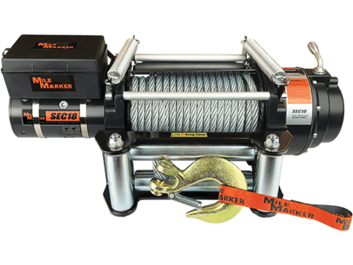 Mile Marker SEC18 Truck/SUV Winch 18.000 lb Capacity 77-50280W