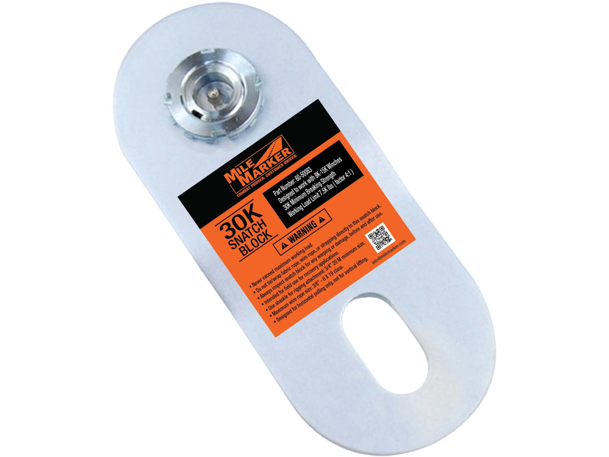Mile Marker Snatch Block 20.000 lb Rating 60-50083