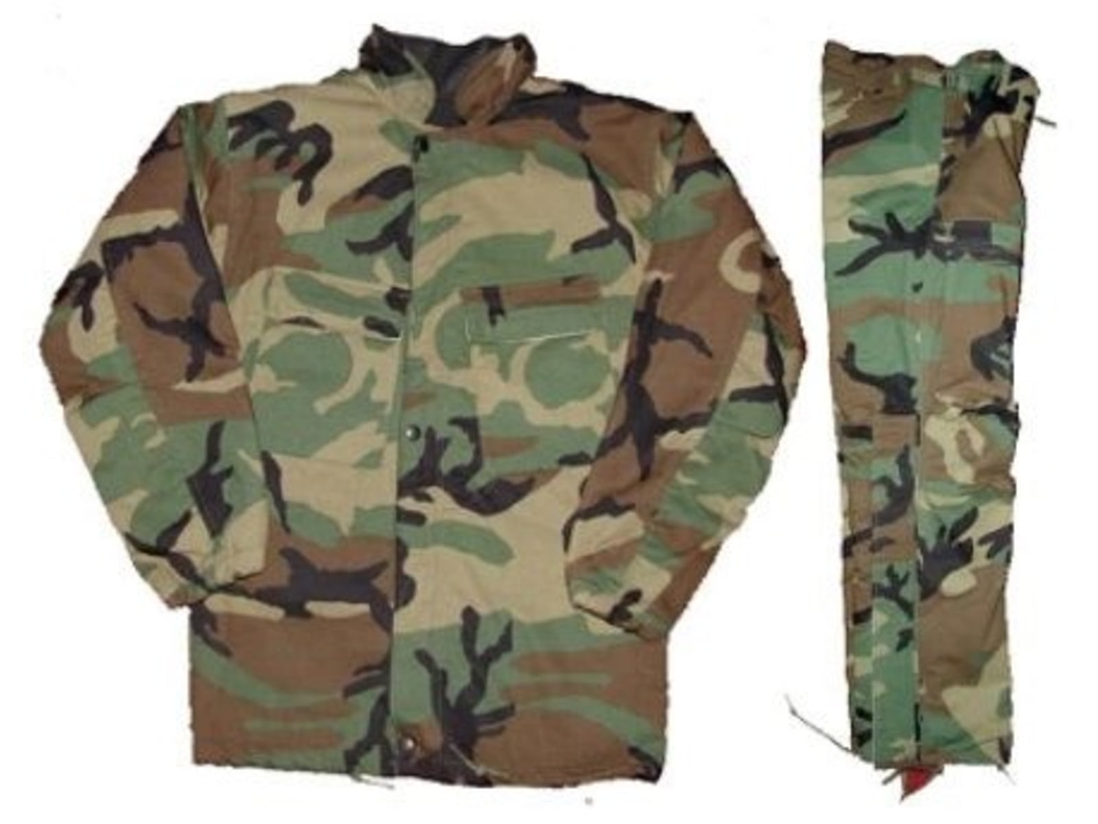Military Surplus G.I. Chemical Protective Suit Medium Woodland MJ140M