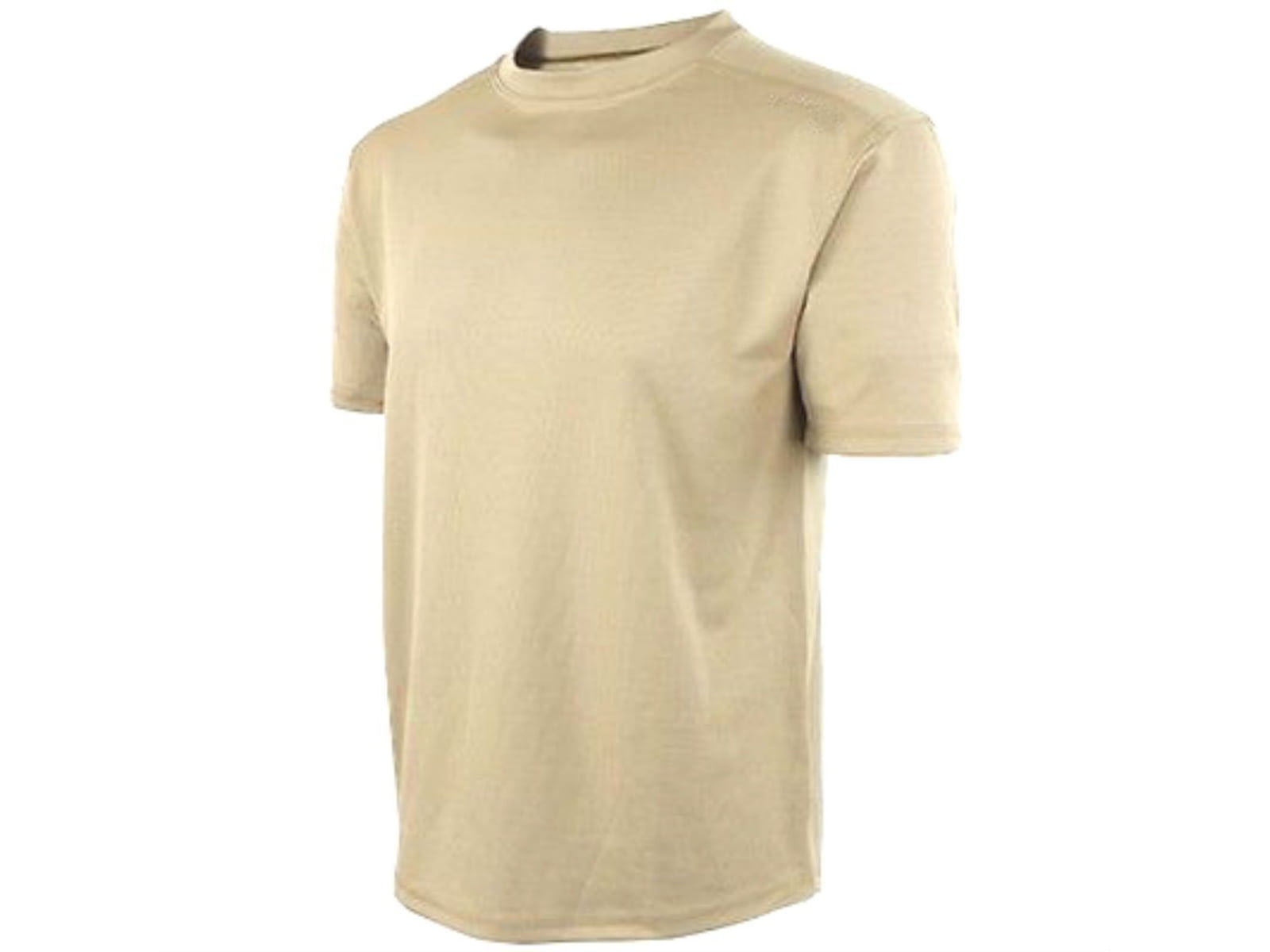 Military Surplus GI Moisture Management Irregular T-Shirt by DUKE-Unisex Polyester Medium Sand SC-GISNDPOLYT-M