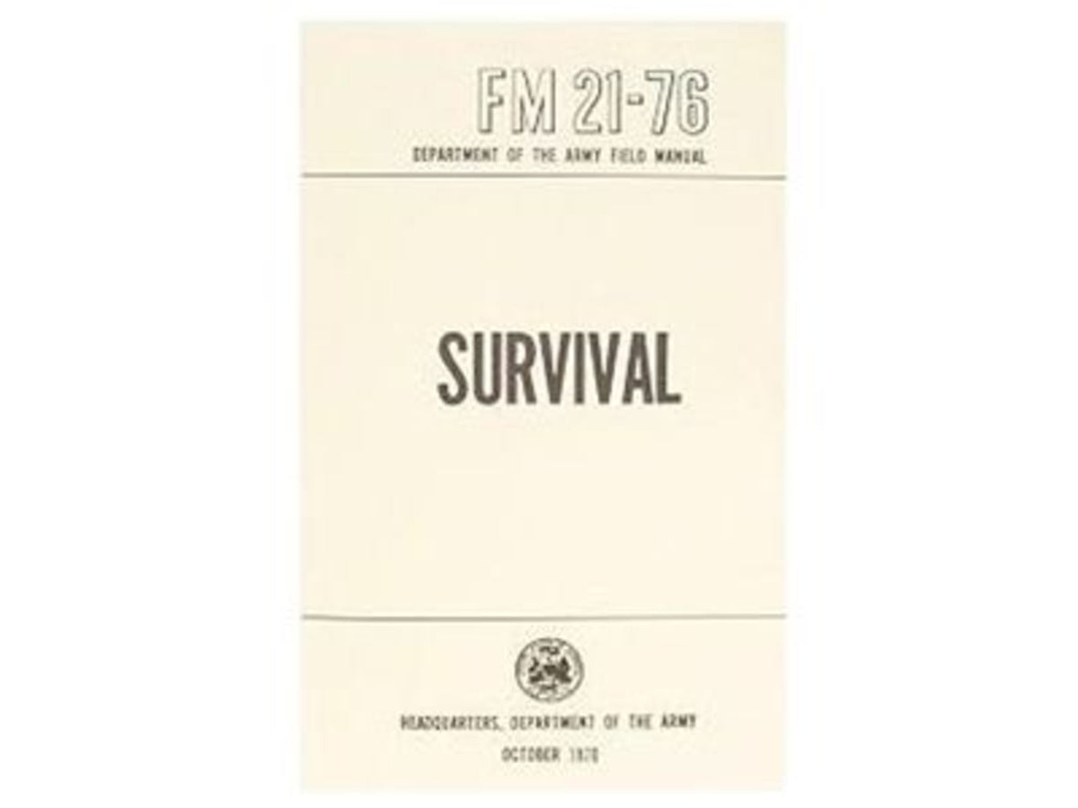 Army Navy Sales Survival Manual/FM 21-76 5.5 X 8.5in Brown