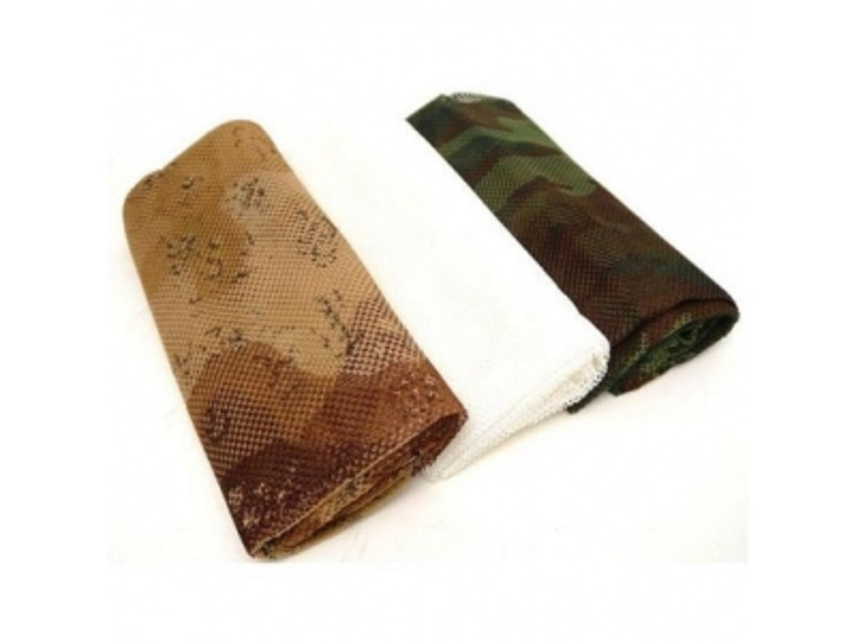 Military Surplus Individual Camo Nylon Polyester Netting White