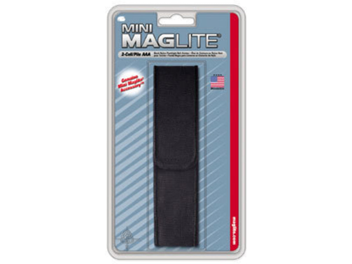 Mag Instruments Mini Black Nylon Belt Holster for MagLite AAA-Cell Flashlight AM3A026