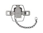 Minnesota Trapline Bridger #2 Dogless Offset Coilspring Trap 2 Coil Silver B-2DOG2C