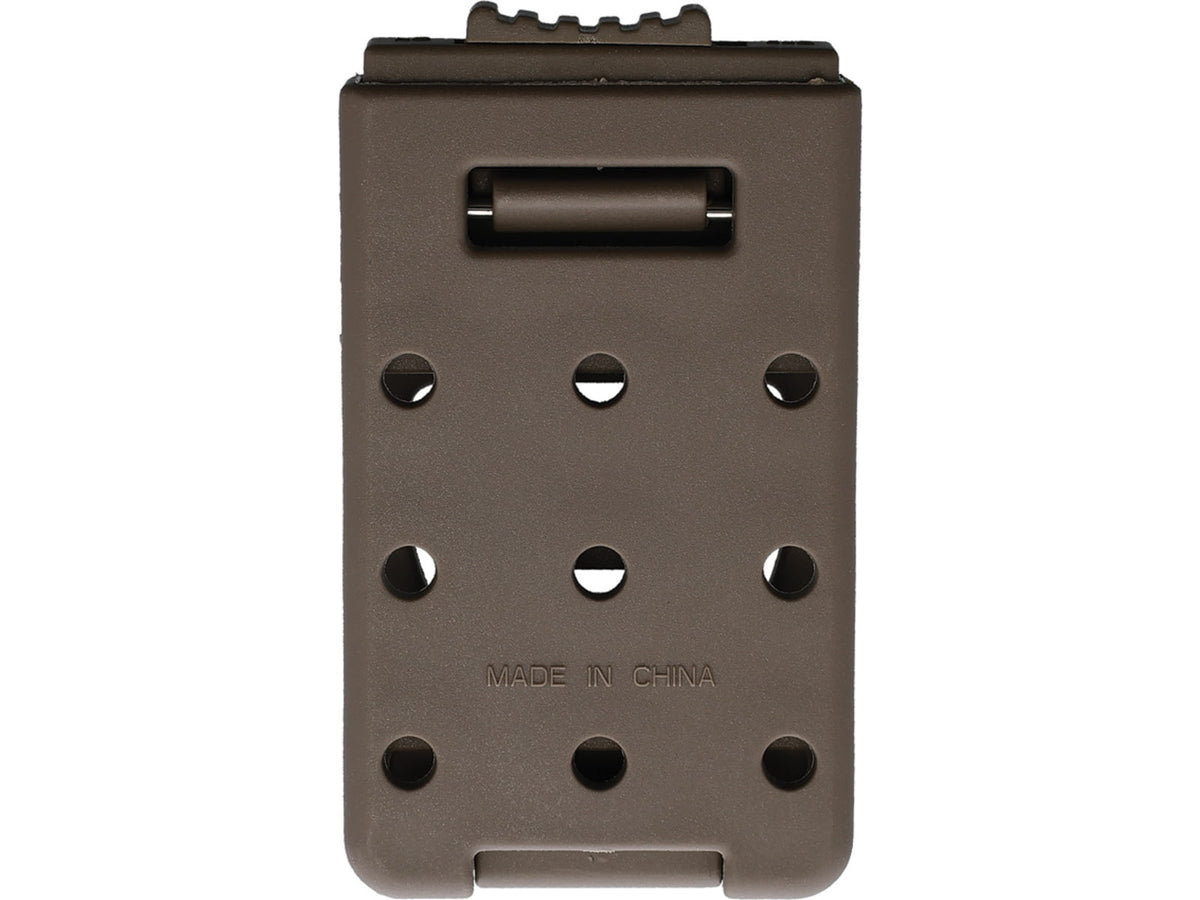 Miscellaneous Desert Tan Belt Clip 3.5in x 2in Polymer Tan BELT CLIP DESERT TAN