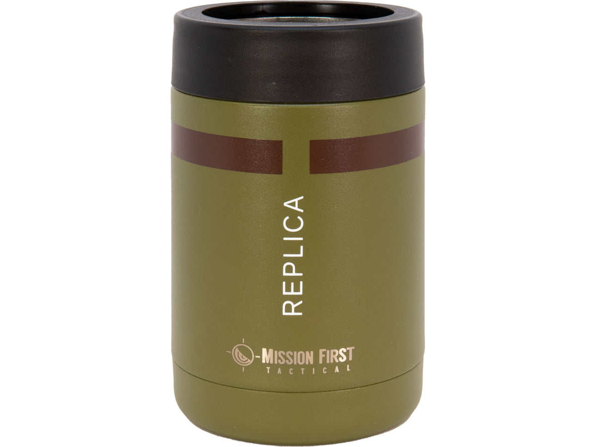 Mission First Tactical 9 Bang Can Cooler Green 12oz