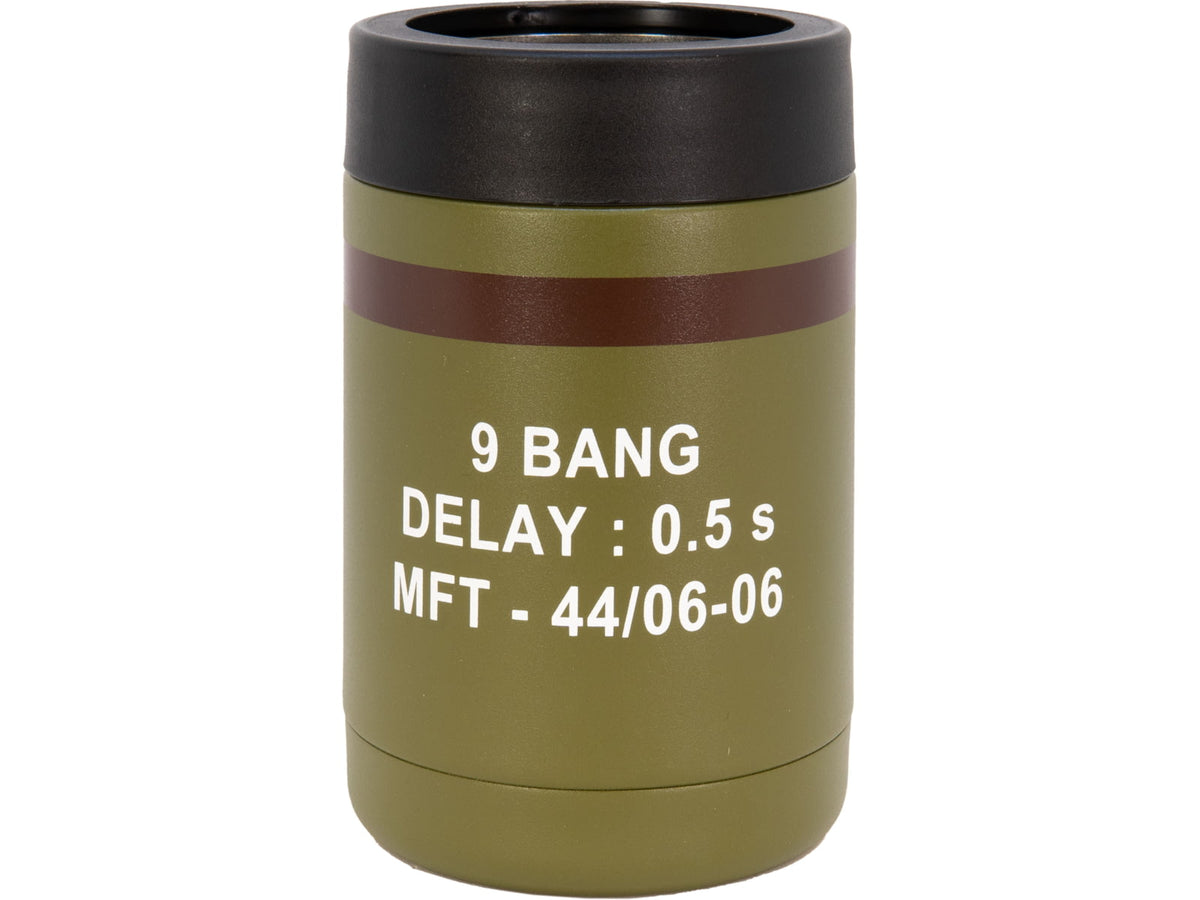 Mission First Tactical 9 Bang Can Cooler Green 12oz