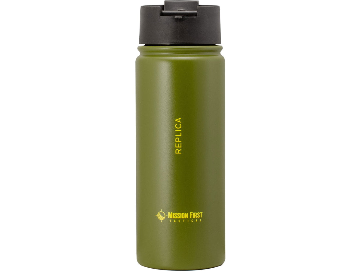 Mission First Tactical M107 Howitzer Flip-Top Bottle Green 16oz DM107-16