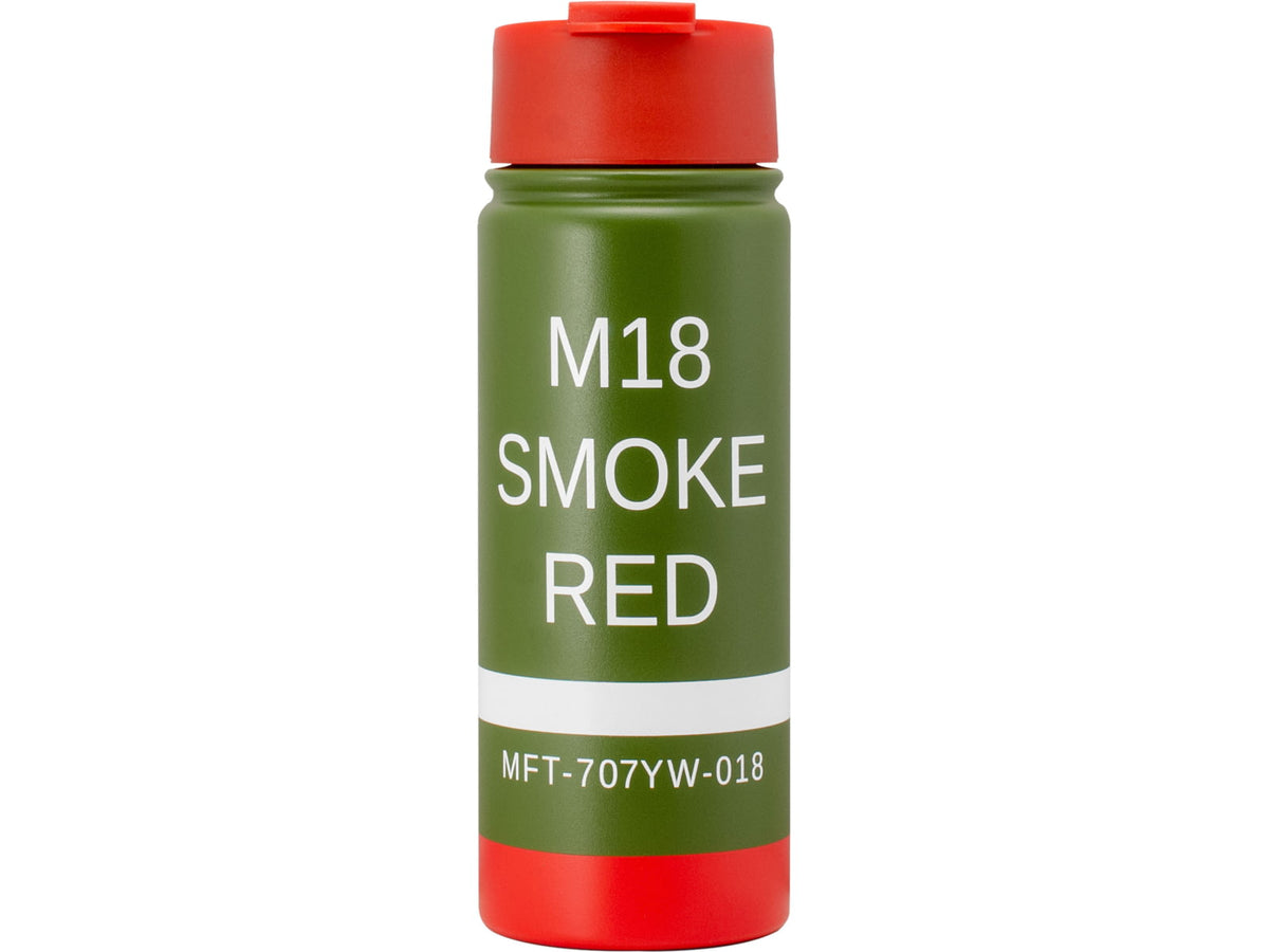Mission First Tactical M18 Red Smoke Flip-Top Bottle Green / Red 16oz DM18R-16