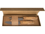 MKM Prima Steak Knife Set Olive MKMPRST2O