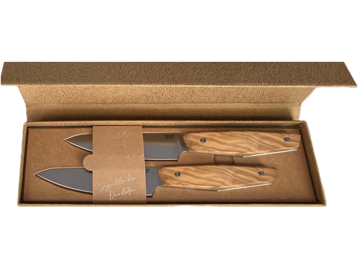 MKM Prima Steak Knife Set Olive MKMPRST2O