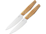 MKM Prima Steak Knife Set Olive MKMPRST2O