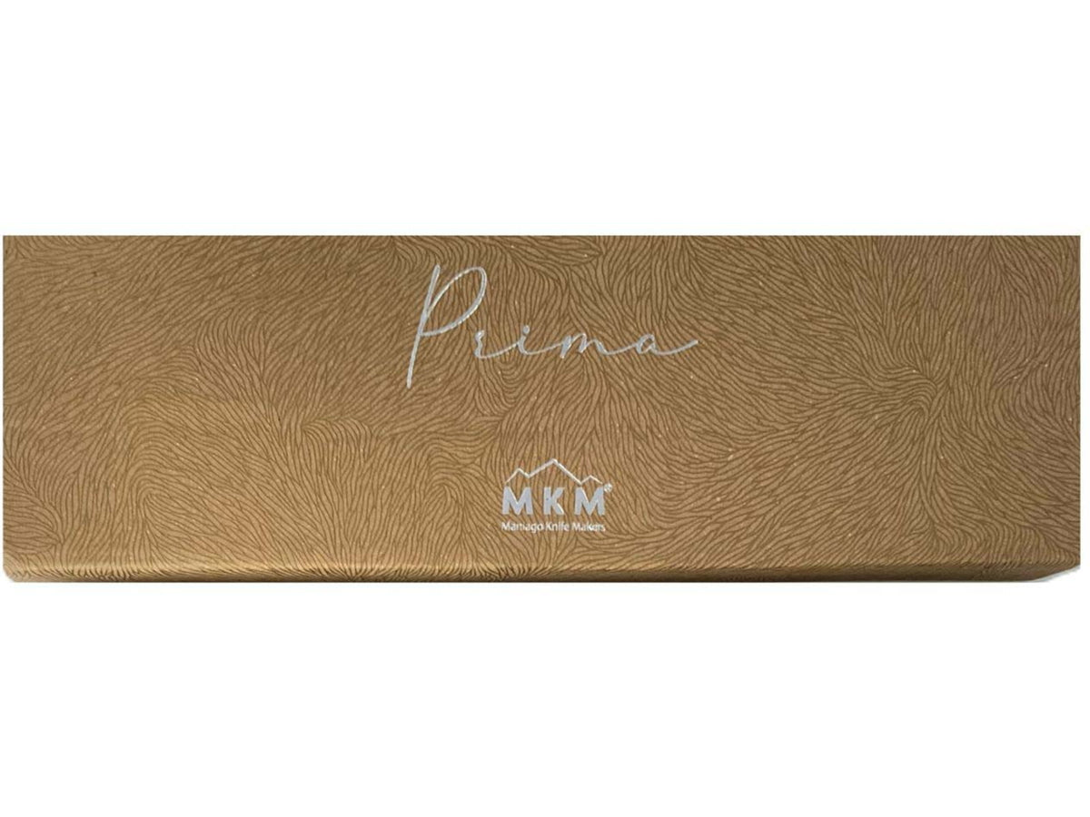 MKM Santoku Kitchen Knife 17.48in X50CrMoV15 Stainless Blade Ziricote Wood Handle MK PRSA-Z